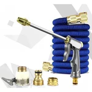 (옵션 신형 7.5m 세트)매직 호스 고압 세척 분사기 세차건 워터건 미니화로 캠핑화로 캠핑화롯대 접이 식화