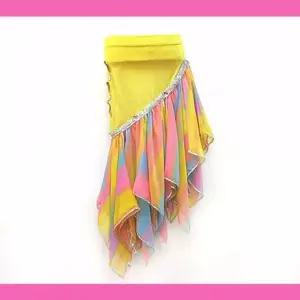 BDSET10150 댄스 유아동 무용복 시즌 스커트 밸리댄스 공연 시즌 반팔