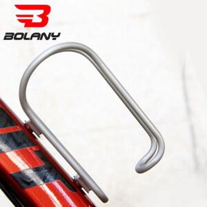 자전거공구통 BOLANY 티타늄 합금 자전거 주전자 랙 라이딩 초경량 실버 물병 케이지 병 브래킷 액세서리