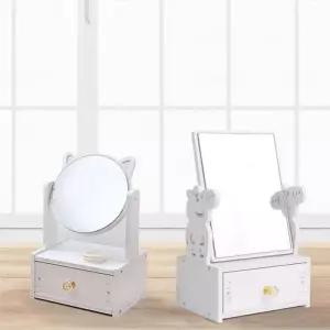 미니 화장품 수납함 럭셔리 정리함 1단 서랍 립스틱