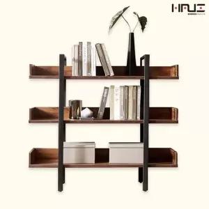 [텐스페이스]멀티 멀바우패턴 1200 3단 철제책장 MD5226 (수도권무배)