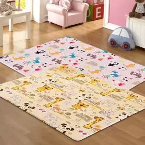 어린이 놀이방 매트 소프트 롤링 엠보싱 양면 놀이방 매트 바닥 층간소음 미끄럼 생활 아동 사각 거실 방수