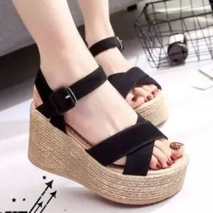 인기상품 여성 웨지힐 샌들 통굽 데일리 여름 슈즈 [WFJ2BO8_260227]