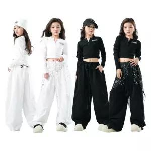 아동 주니어 방송댄스복 힙합 무대의상 공연복 세트 댄스의상 초등댄스