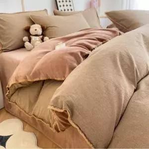 커버 사계절 순면 부드러운 침구 세트