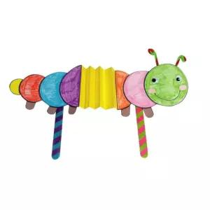 유치원 늘었다 줄었다 움직이는 막대 애벌레만들기 5인 꾸미기 복지관 시니어