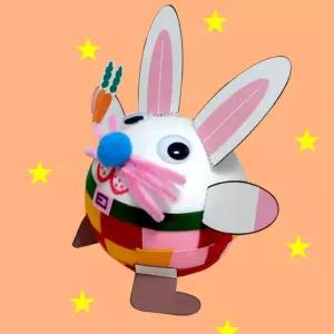 유치원 통통이 토끼 오뚜기인형 장난감 만들기 5인 창의력발달 특별한 흥미유발