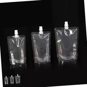 음료파우치 투명 스파우트 액상주스 음료 주스팩