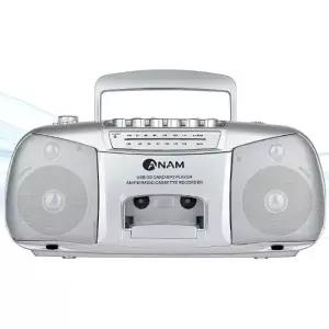 ( )아남 MP3 FM 라디오 카세트 플레이어 휴대용 오디오 캠핑 등산 할아버지