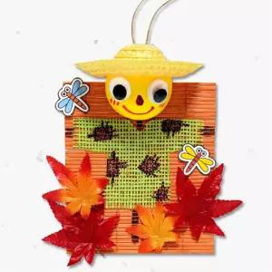 5인 허수아비만들기 유치원 단풍잎 가을풍경 장식걸이 지능개발 미술교구 재료
