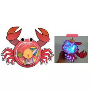 추석 반짝 빛나는 꽂개 조명 팽이만들기 5개 꾸미기키트 학습교구 사용편리 재료