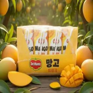 델몬트 망고 드링크 190ml x 32입 망고주스 e