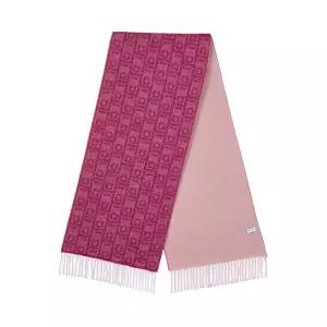 [페라가모] SS26 여성 모노그램 머플러 32 0955 PINK COTTON CANDY 0779231