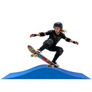 리멕사 스플라이싱 스케이트 램프 모듈형 웨이브 스타일 스케이트보드 램프 자전거 램프 자전거 스쿠터 스케이트 쉬운 조립 용량 330Lbs.