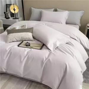 세트 침구 퍼플 QK 커버 순면