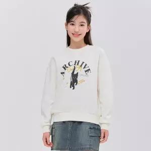 [보리보리/오션스카이]여아 캐릭터 그래픽 맨투맨 티셔츠-FAJG5155B0A