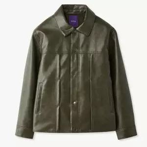 [STCO] 세이브존04 FW 비건 레더 스냅 점퍼 1JP24352S_P373556059