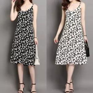 무늬 플라워 끈나시 ERD-023