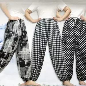 색랜덤 여자 데일리 여름 시원한 클래식 냉감 몸빼바 여름아이스바지 7부바지 9부바지