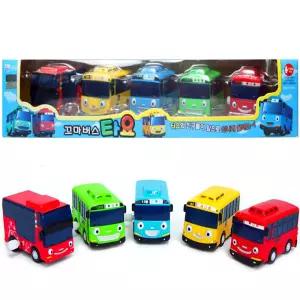 꼬마버스 타요 버스 미니카 5종세트 타요장난감 씨투 라니 로기 가니 타요 자동차 미니카