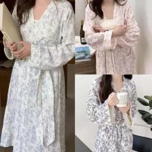 온모어 골프샤워가운 여자잠옷 로브가운 샤워가운 골프가운 실내복 잠옷 여성잠옷 홈