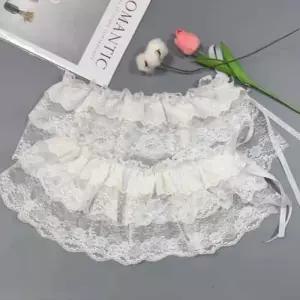 레이스옷 흰색레이스 레이어드 랩 레이스천 레이스