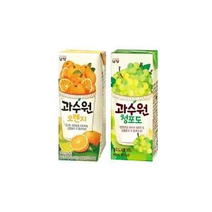 남양 과수원 190ml 오렌지24+청포도24/무배/유통기한26.06.31이후 제품