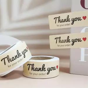 배달장사 포장 주문 땡큐 스티커 120P 가게 카페 디저트