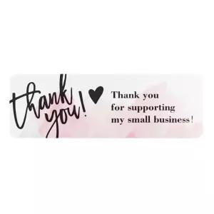 결혼식 돌잔치 답례품포장 땡큐 스티커 120P 업소용 단골