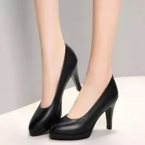 여자 펌프스힐 무광 높은굽 면접 깔끔한 구두 가보시