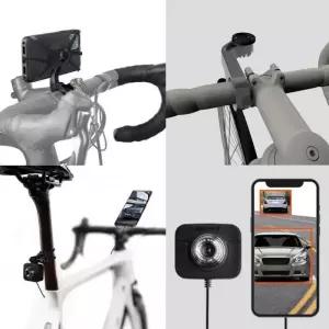 박스 전동 스쿠터 감시 블랙 자전거 킥보드 USB 백미러 후방카메라