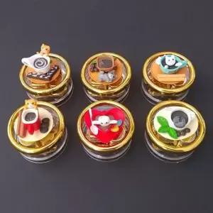 BS 고급 원형 오르골 커피잔과 고양이)-5곡 중 선택 유아용품 뮤직박스 향앤미