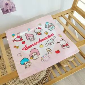 산리오 캐릭터즈 타올 손수건 G/나들이/소풍/목수건/신생아/디자인/핸드타월/어린이/아동/위생/휴대/사각