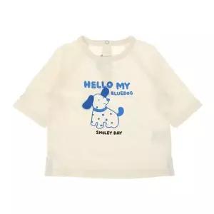[블루독베이비] 26SS(크림)헬로우 도기 7부 티셔츠 백일돌선물 (4631433102)