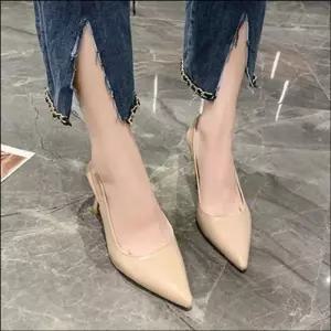 여자 3컬러 힐구두 오피스룩 뮬 스틸레토 샌들 빅사이즈 펌프스