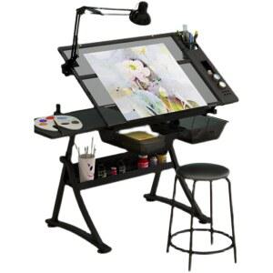 도면 잉보드 테이블 화방 그림 제도기 거치대