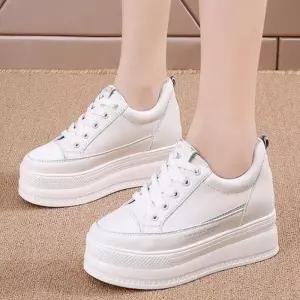 여성 스니커즈 웨지 2컬러 7cm 속굽 키높이 운동화