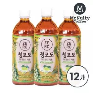 [NS홈쇼핑]맥널티 청포도 아이스티 제로 500ml 12입[35746443]