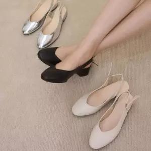 여성구두 웨지힐 슬링백 구두 펌프스힐 베이직 샌들