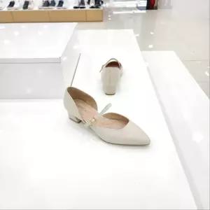 [탠디]by미셸 125003 소가죽 소재 4cm굽 발등반도 여성 사이드오픈 구두 cc275_CC