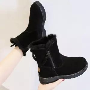 여자 선물 따뜻한 부츠 나들이여행 연말 쇼핑몰 겨울 털 데일리 슈즈 스타일 따뜻한