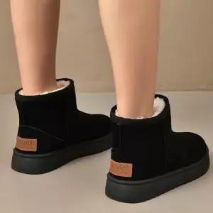 여자 빅사이즈 겨울 털부츠 기모부츠 겨울부츠 2컬러 베이직