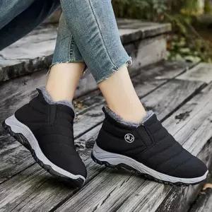 여성 방한 패딩 안감 퍼 데일리 2컬러 부츠