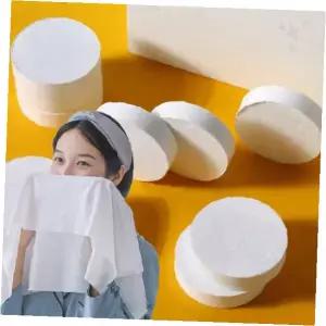 개별 포장 압축 동전 티슈 코인 물티슈 휴대 여행 캠핑 야외 활동 일회용 손