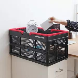 트렁크정리 폴딩바스켓 홈클리닝 대형 피크닉바구니 일본식공간활용 트렁크