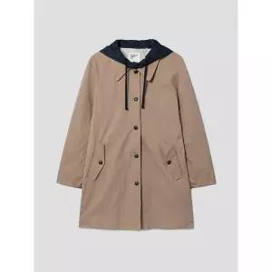 [에잇세컨즈] (35633TCC1A) 하프 트렌치 후드 코트  베이지