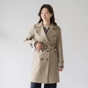 [마담4060]엄마옷 마담4060 클래식더블트렌치코트 중년여성 데일리 코트 -RCO2602003-..