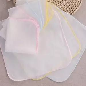 신생아 출산 준비 필수품 순면 거즈 손수건 무형광 정사각형 아기 목욕 수유