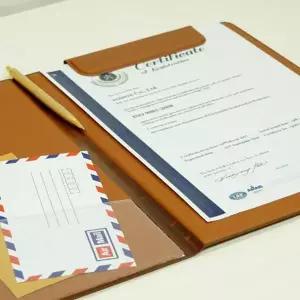 [셀러에이드]PU 가죽느낌 A4 결재판 자석 클립보드 레포트화일 레포트용화일