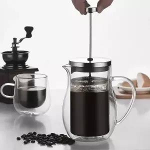 이시아르 이중 내열유리 3중필터 커피추출기 350ml